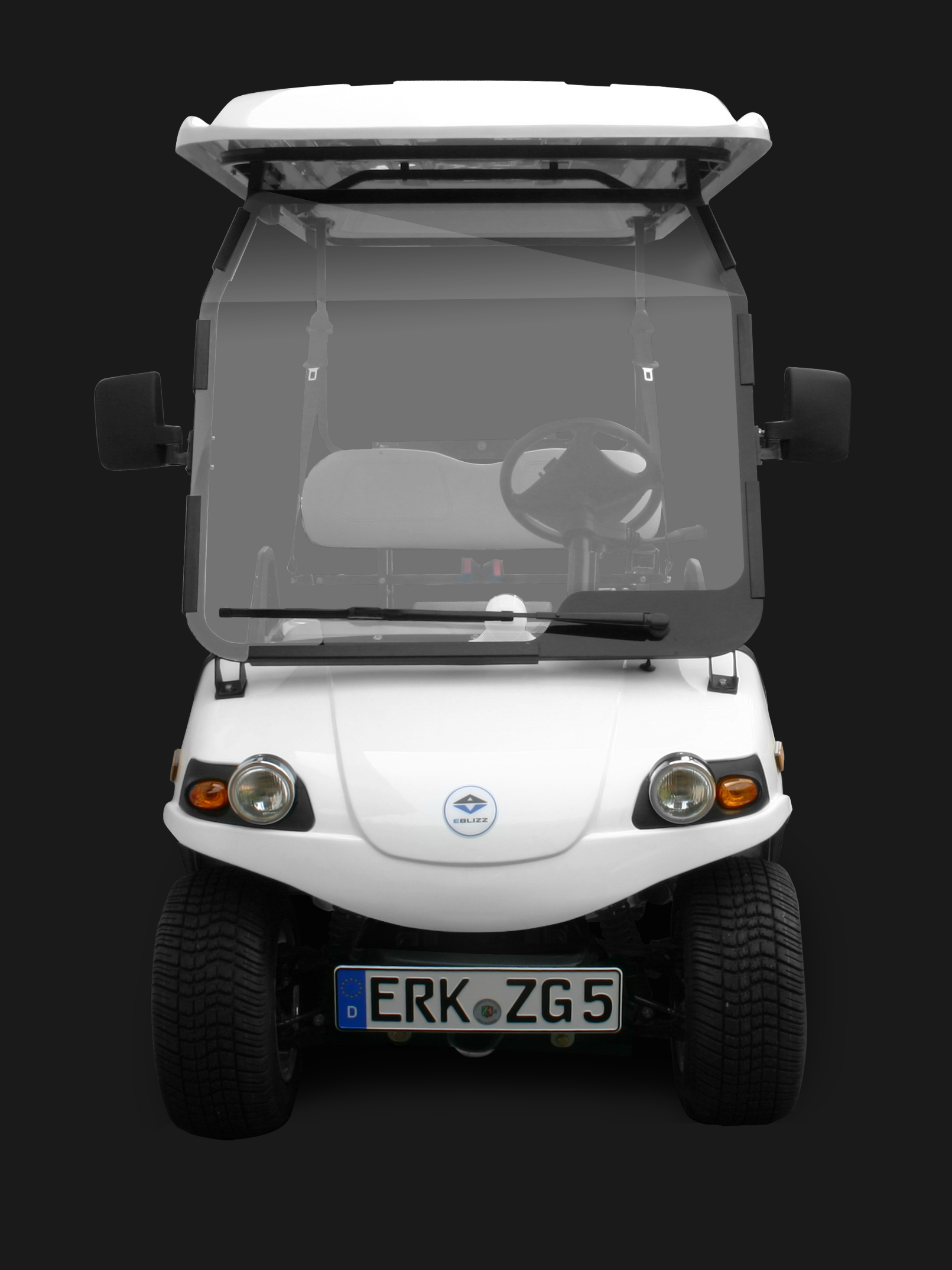 EBLIZZ Elektrofahrzeug Modell Berlin Vorderansicht